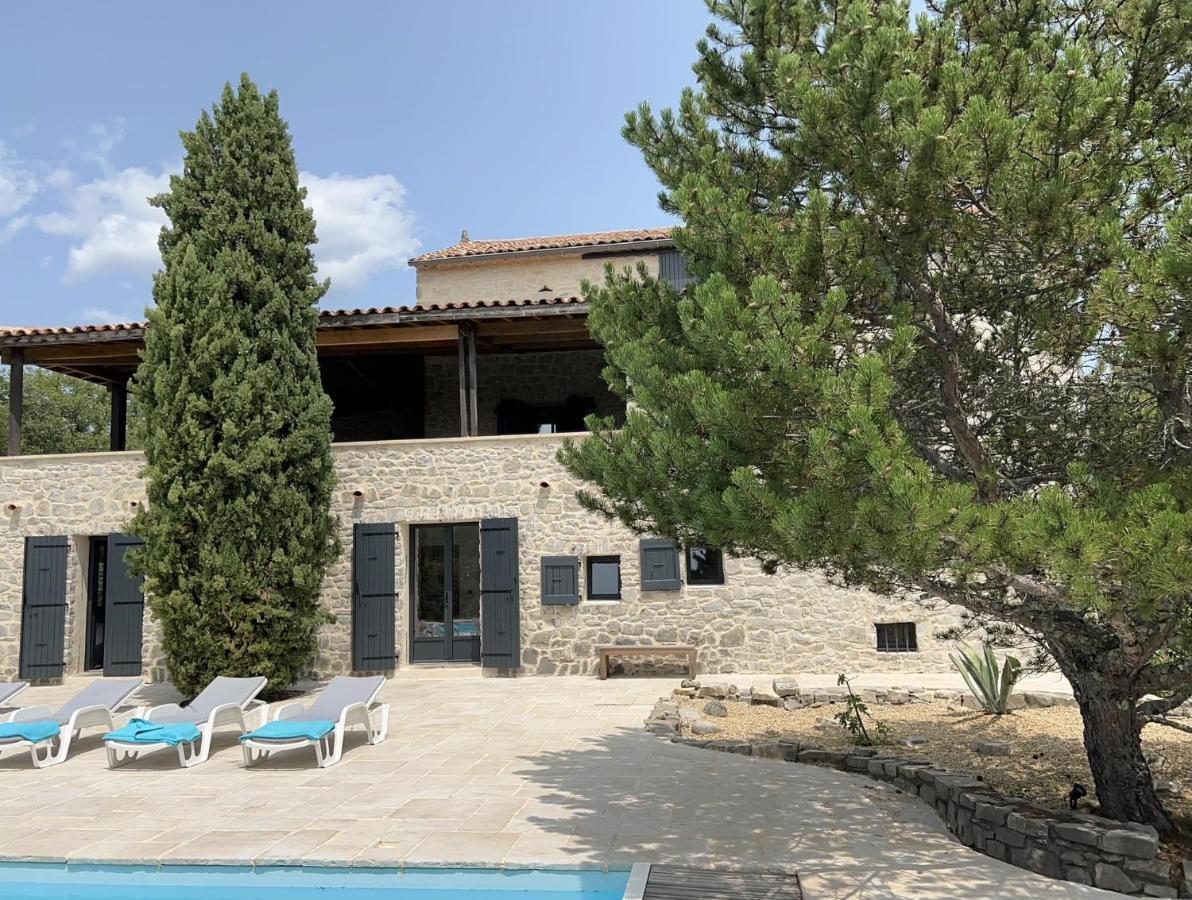 Luxurious Family House With Pool In Ardeche. Les Vans Exterior foto