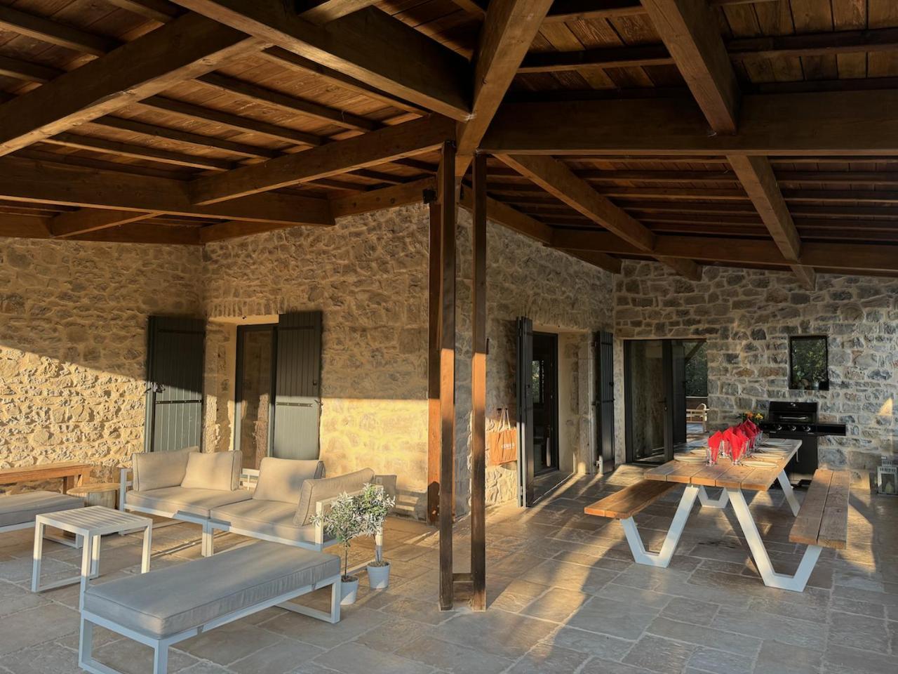 Luxurious Family House With Pool In Ardeche. Les Vans Exterior foto
